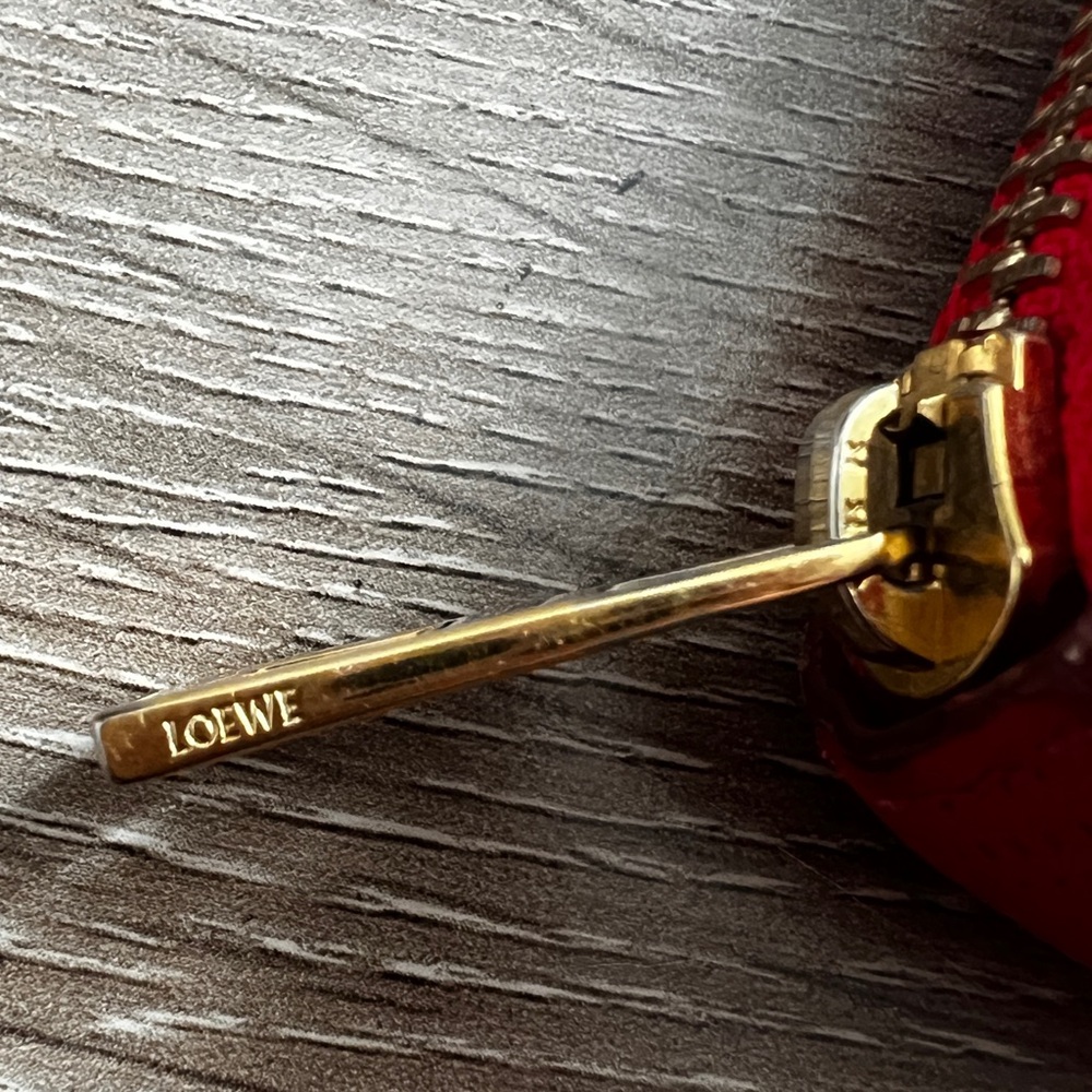 Red Loewe Long Wallet - Picture 6 of 14